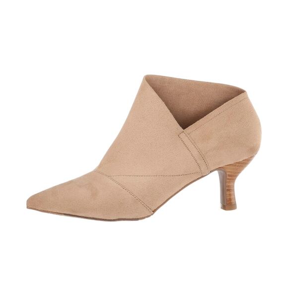 NIB! Adrianna Papell Hayes Ankle Boot in Oat Micro Suede - Size 7.5 - Picture 2 of 14